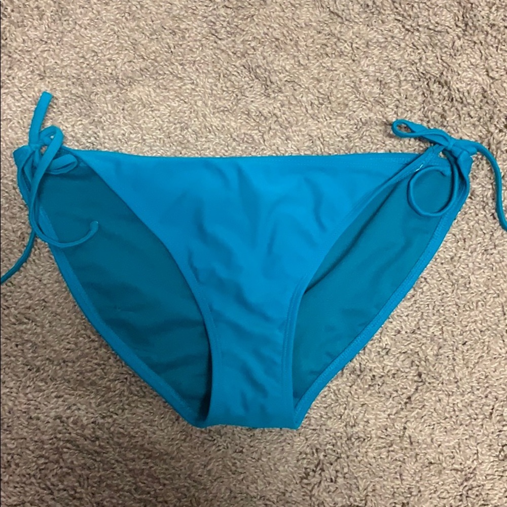 Blue Embellished Jewel String Bikini - Picture 3 of 5